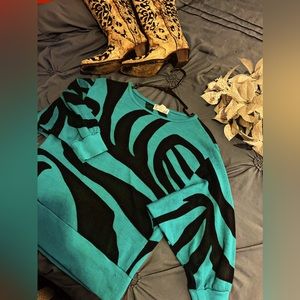 Black and blue long sleeve